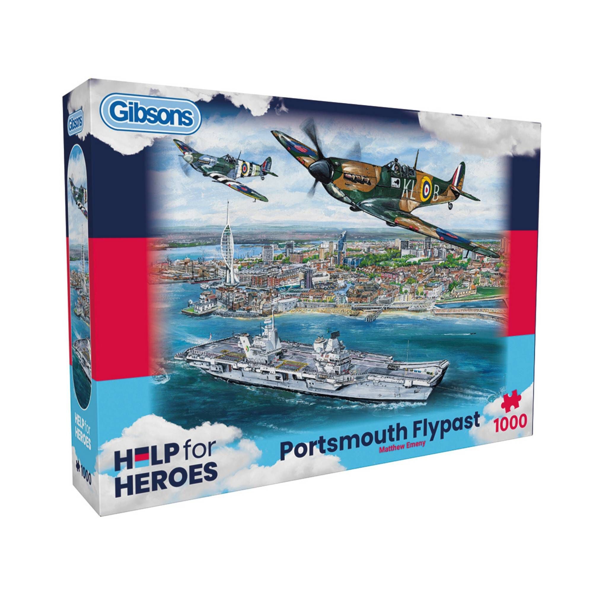 Gibsons Portsmouth Flypast Jigsaw Puzzle 1000 Pieces | Hobbycraft Gibsons Portsmouth Flypast Jigsaw Puzzle 1000 Pieces | Hobbycraft