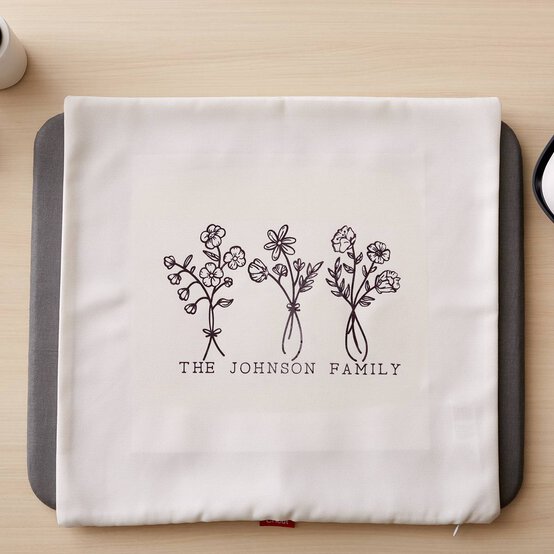 Cricut Cream Texture Cushion Cover image number 3