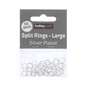 Silver Plated 7mm Split Rings 50 Pack image number 1