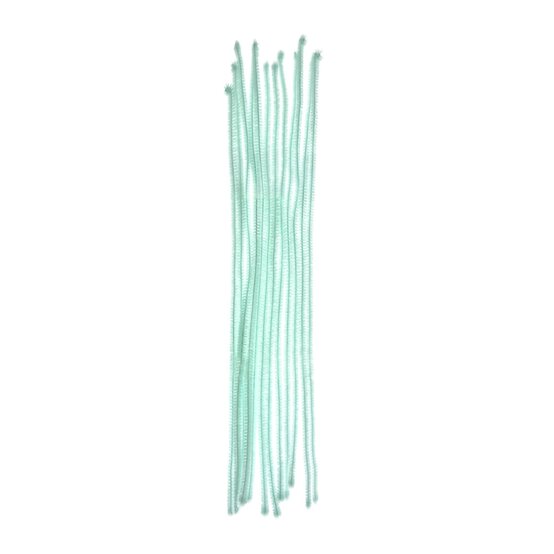 Mint Pipe Cleaners 12 Pack image number 1