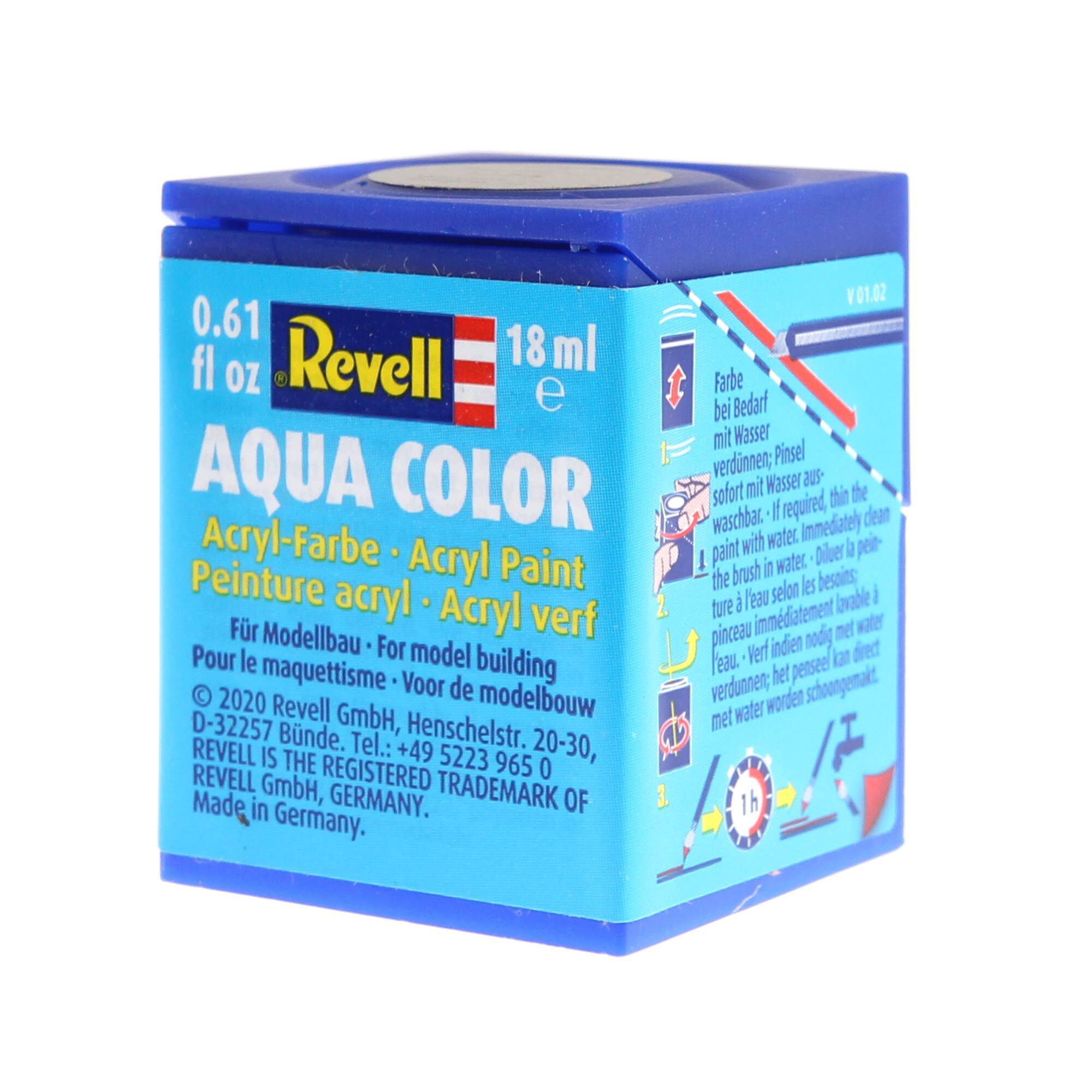 Model Building Paint Revell Aqua 18Ml Silk Grey 