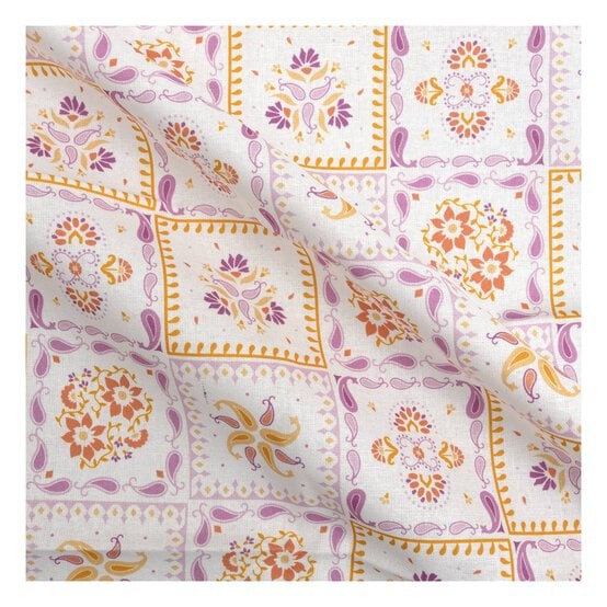 Island Haven Pink Cotton Fat Quarters 4 Pack image number 5