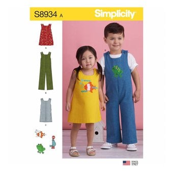 Simplicity Babies’ Knit Romper Sewing Pattern S8934