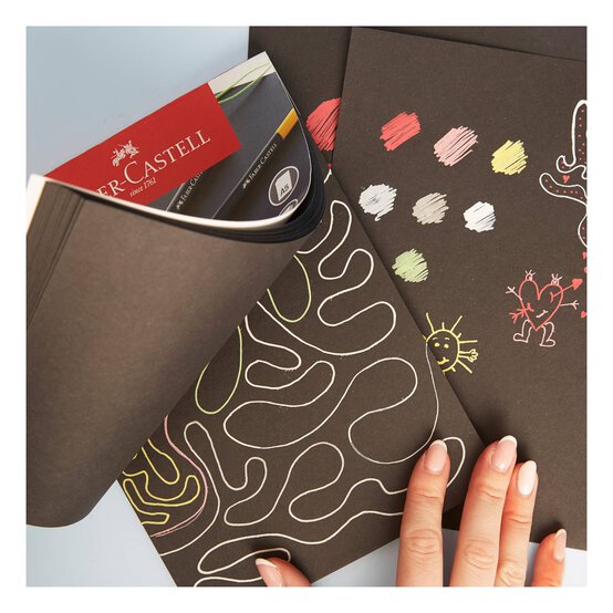 Faber-Castell Black Edition Black Paper Pad A5 image number 2