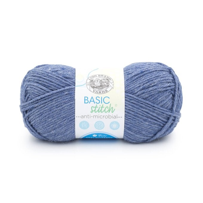 Lion Brand Bluestone Basic Stitch Anti-Microbial Yarn 100g image number 1