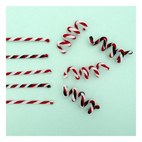 Christmas Twist Pipe Cleaners 12 Pack image number 3