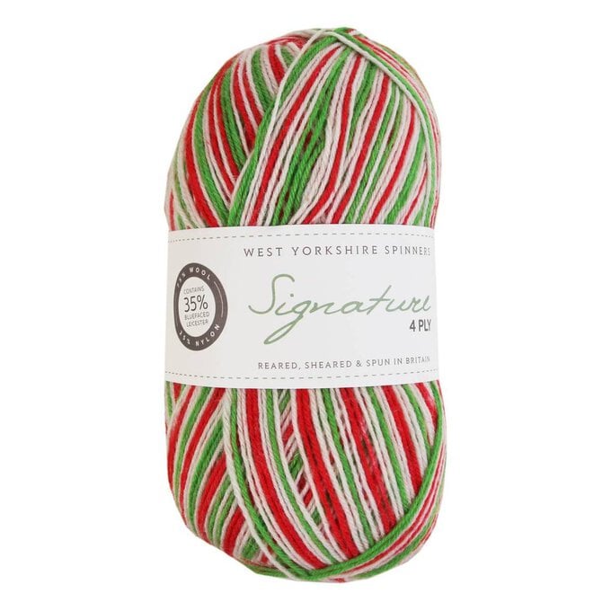 West Yorkshire Spinners Candy Cane Signature 4 Ply 100g image number 1