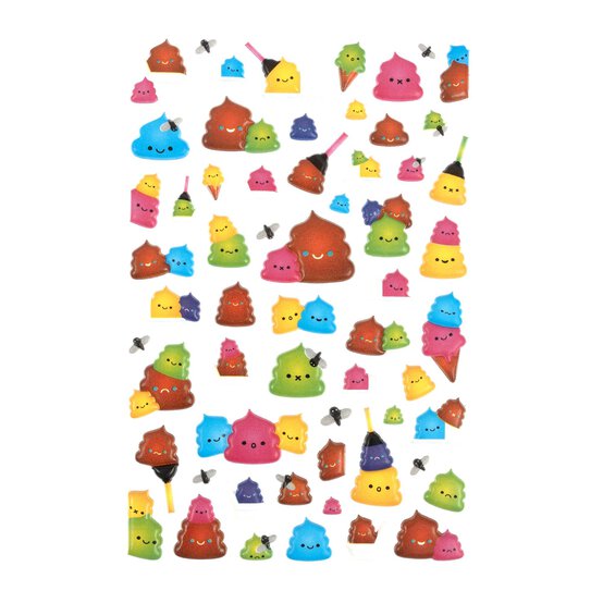 Slime Puffy Stickers image number 1