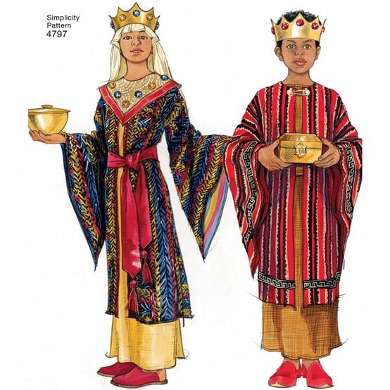 Simplicity Kids&rsquo; Nativity Costume Sewing Pattern 4797 image number 8