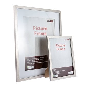 Metallic Silver Picture Frame 40cm x 50cm image number 3