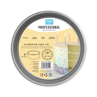 PME Round Aluminium Cake Tin 10 Inches