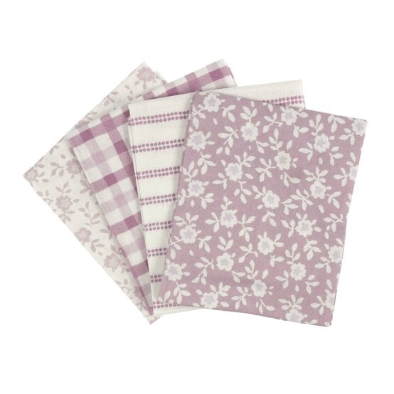 Laura Ashley Pink Blossom Hideaway Fat Quarters 4 Pack image number 1