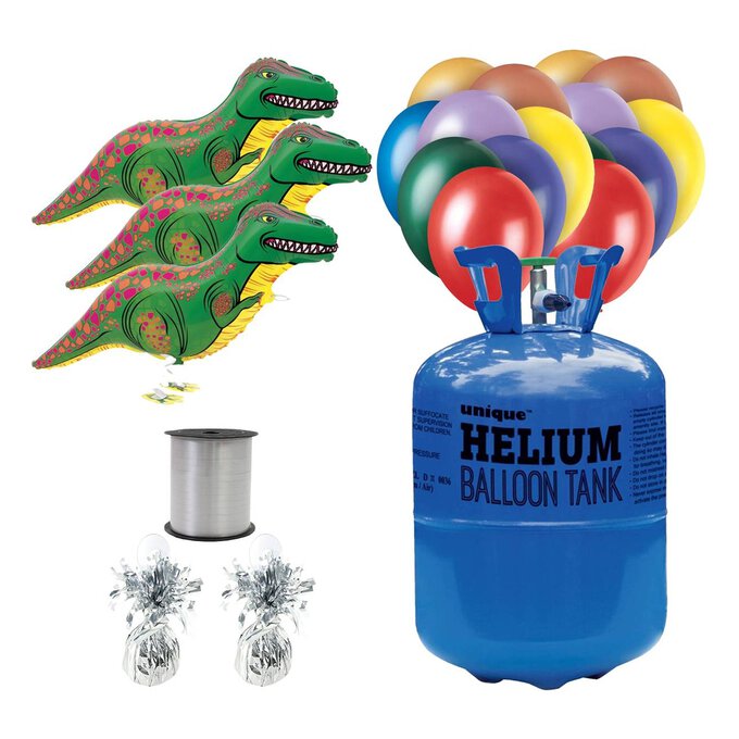 Walking TRex Balloon and Helium Canister Bundle Hobbycraft