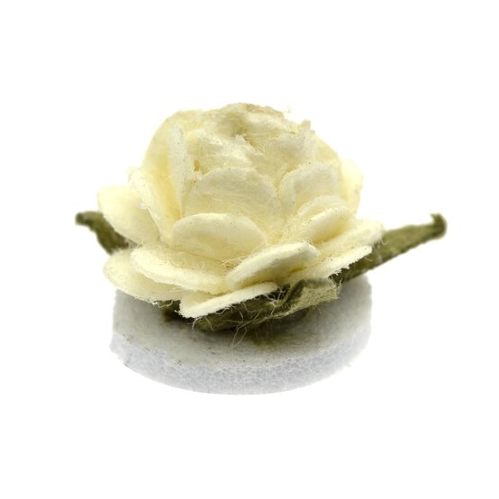 Ivory Pearl Micro Rose Flowers 16 Pack image number 2