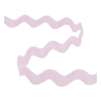 Baby Pink Ric Rac Ribbon 6mm x 4m