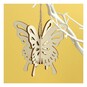 Hanging 3D Wooden Butterfly Decoration 10cm image number 2