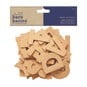 Papermania Adhesive Cork Alphabet 52 Pack  image number 1