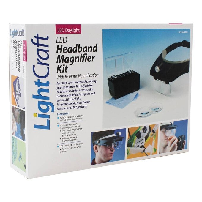 Pro LED Headband Magnifier Kit - ModelCraft