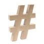 Mache Hashtag Symbol 20cm image number 1