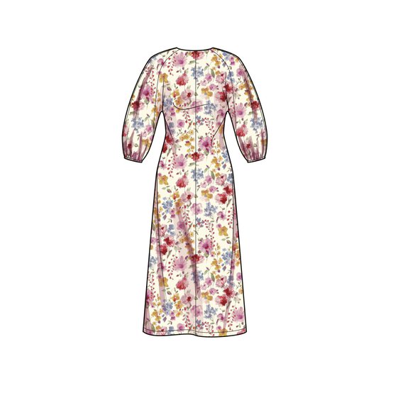 Simplicity Dolman Sleeve Dresses Sewing Pattern S9640 (14-22) image number 4