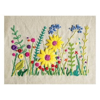 Meadow Sweet Secret Garden Embroidery Cushion Kit