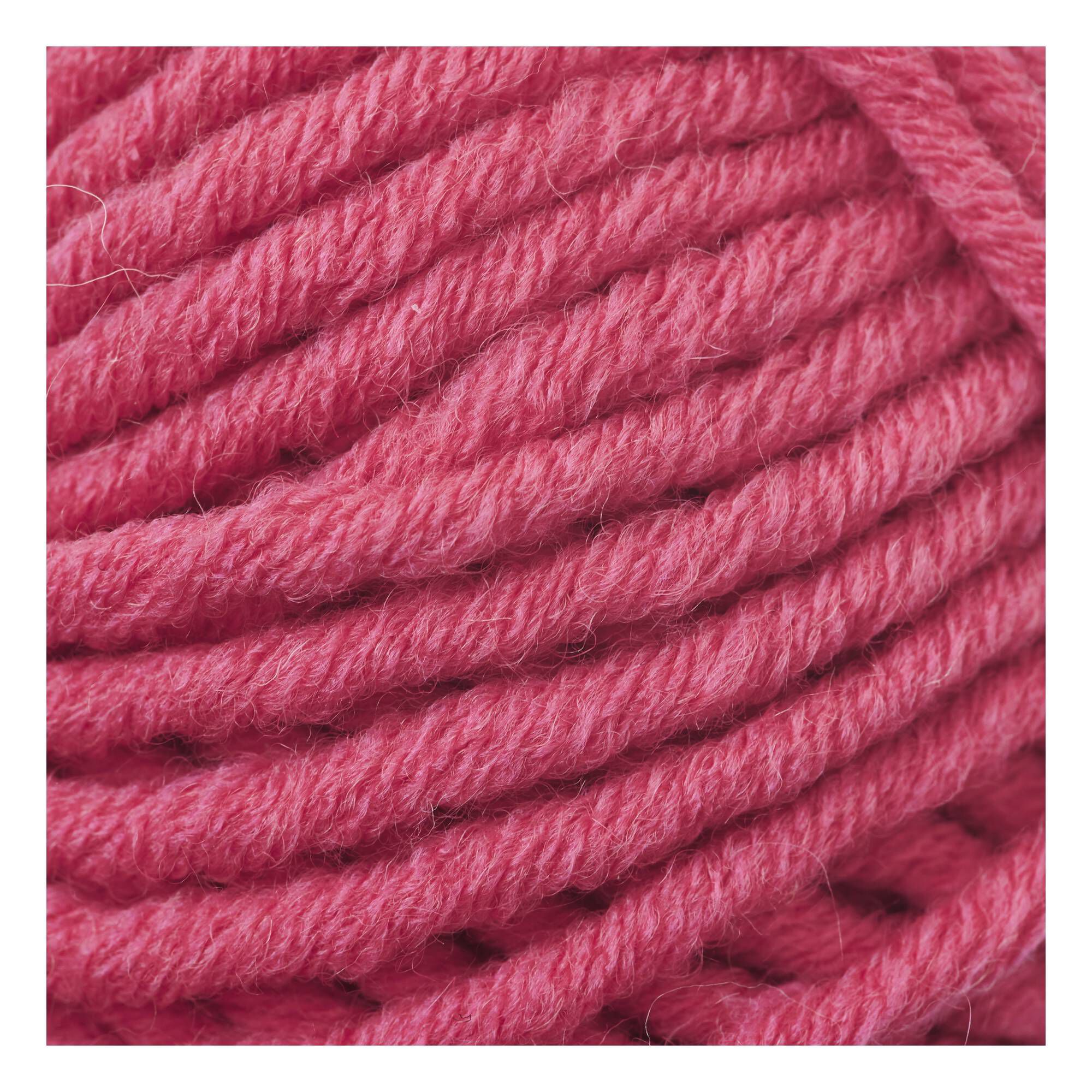 Women’s Institute Pink Soft and Chunky Yarn 100g Hobbycraft