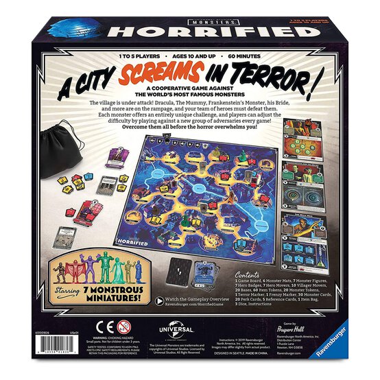Ravensburger Horrified Universal Monsters Game image number 6