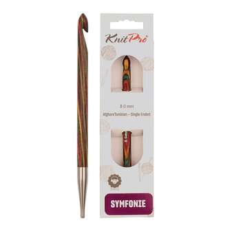 KnitPro Symfonie Crochet Hook 8mm x 15cm 