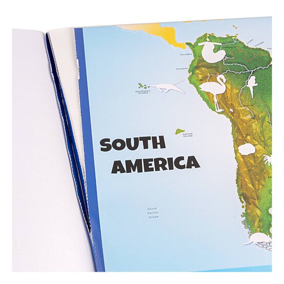 Dinosaurs and Animals Amazing Sticker Atlas Book image number 4