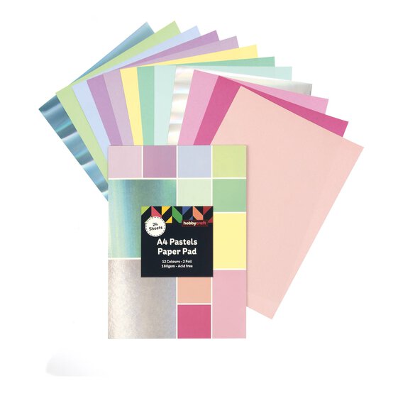 Pastel Paper Pad A4 24 Pack  image number 1