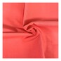 Coral Organic Premium Cotton Fabric by the Metre image number 1