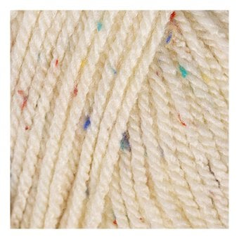 Knitcraft Cream Tweed Everyday Aran Yarn 100g  image number 2