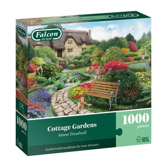 Falcon Cottage Gardens Jigsaw Puzzle 1000 Pieces
