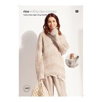 Rico Cotton Light & Long Tweed Sweater Digital Pattern 1017