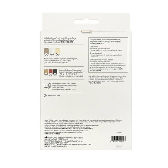 Cricut Joy Glitz and Glam Insert Card Set 10 Pack  image number 9