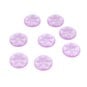 Hemline Lilac Basic Star Button 8 Pack image number 1