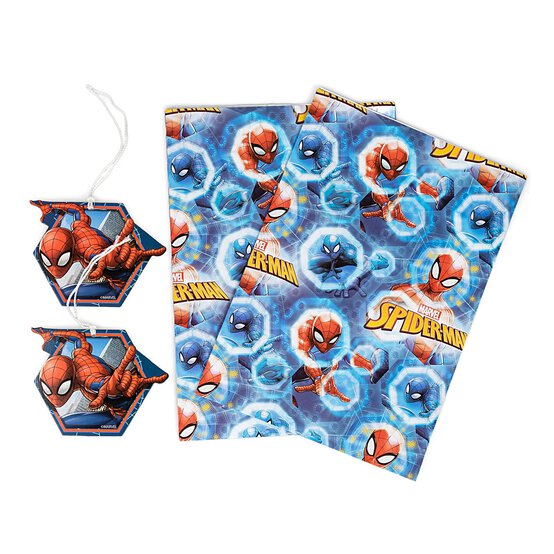 Spiderman Gift Wrap Set image number 1