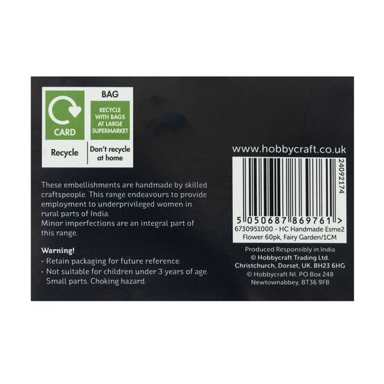 Handmade Fairy Garden Esme Flowers 60 Pack image number 5