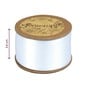 White Double-Faced Satin Ribbon 36mm x 5m image number 4