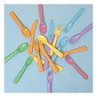 Pastel Plastic Cutlery Set 18 Pieces