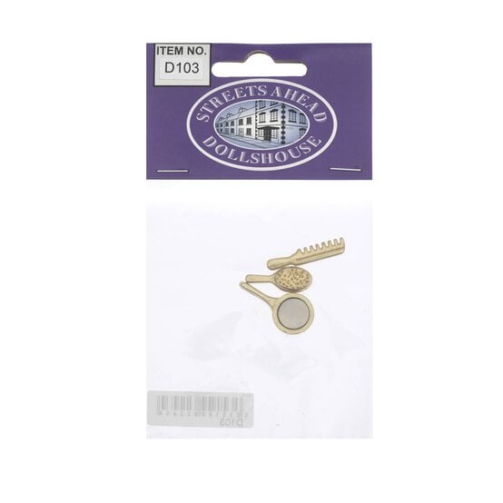 Doll&rsquo;s House Brush, Comb and Mirror Set  image number 4