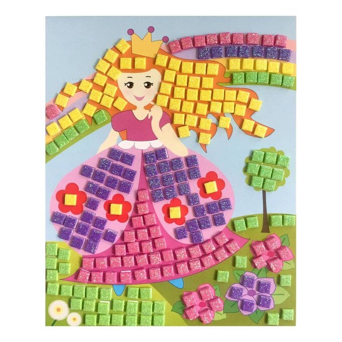 Foam Mosaic Art Princess image number 1