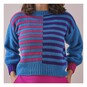 Knitcraft Mixed Stripe Crochet Jumper Digital Pattern 0319 image number 1