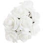 White Open Rose Bouquet 8 Pieces image number 2