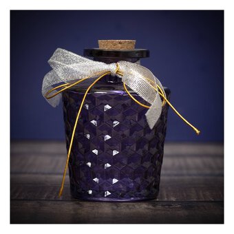 Purple Potion Bottle with Cork Top 11cm