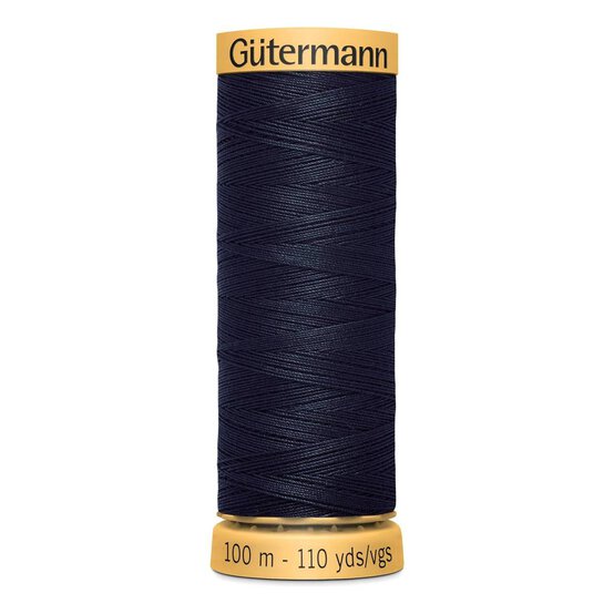 Gutermann Blue Cotton Thread 100m (6210) image number 1