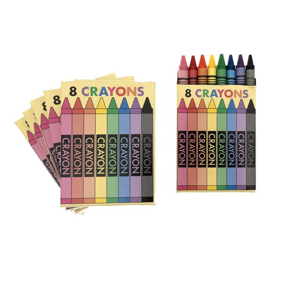 Wax Crayon Party Bag Fillers 6 Pack  image number 1