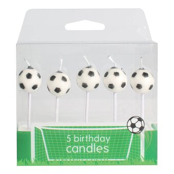 Culpitt Novelty Football Candles 5 Pack