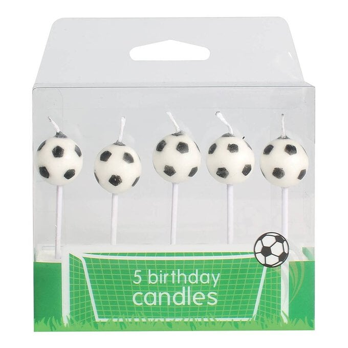 Culpitt Novelty Football Candles 5 Pack image number 1