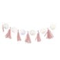 Ginger Ray Pink and Iridescent Shell Tassel Garland 2m image number 1